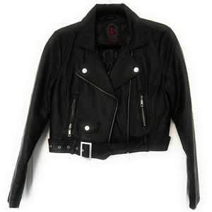 New Doll House Faux Leather Jacket Medium